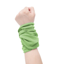 Serviette d'entraînement pratique Texture en fibre de Cupro-Vert