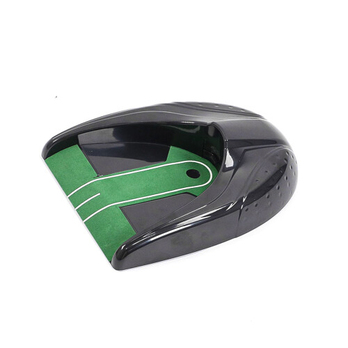 Customizable Golf Putting Trainer Automatic Ball Return-Black