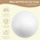 10 x Christmas Decoration Modelling  Polystyrene Foam  Sphere 6cm---White 4
