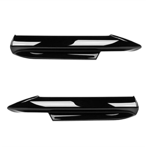 Auto Frontstoßstange Lippe Diffusor Splitter Winglet Schürze Spoiler für  3er E90 E91 2005-2008 Glänzend Schwarz 2