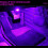 Universal Car Light Atmosphere Lights USB Refit Light 4pcs Led Decorative Light Foot Lights Interior Ambient Lamp A 3