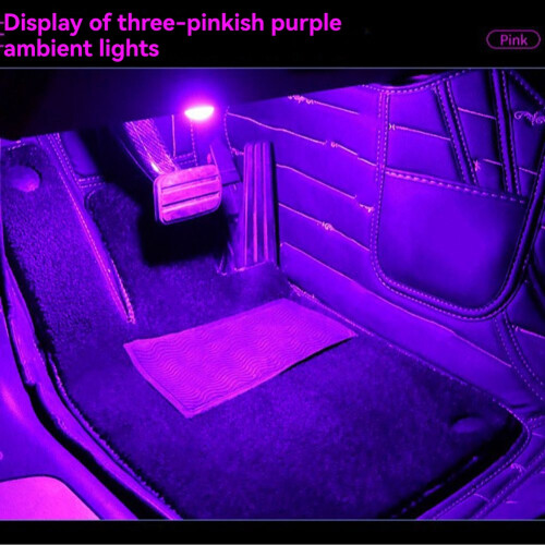 Universal Car Light Atmosphere Lights USB Refit Light 4pcs Led Decorative Light Foot Lights Interior Ambient Lamp A 2
