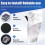 Replacement Stylus Replace Stylus ATXP5 Turntable LP Vinyl Record Phonograph Transparent ATXP7 6