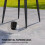 Outsunny Outsunny Round Garden Table, Outdoor Coffee Side Table with Plastic Top 6