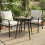 Outsunny Outsunny Round Garden Table, Outdoor Coffee Side Table with Plastic Top 8