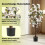 Bougainvillier artificiel, 120 cm, fleurs blanches 5