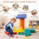 Ensemble de blocs d'escalade en mousse pour tout-petits, 10 pièces 3