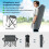 Cadeira de acampamento para dois com porta-copos e bolsa 2