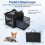 Foldable Pet Carrier with Dual Openings, Mesh Basket, 80x60x42 cm 2