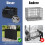 Foldable Pet Carrier with Dual Openings, Mesh Basket, 80x60x42 cm 5