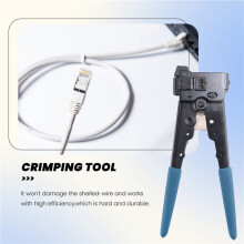 für RJ45 8P8C 8P LAN Ethernet Netzwerk Kabel Kabel Crimpzange Crimpzange