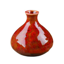 Vase unique en forme de fruit, vase grenade en céramique avec surface émaillée, accessoire élégant pour salon, chambre, bureau, décoration