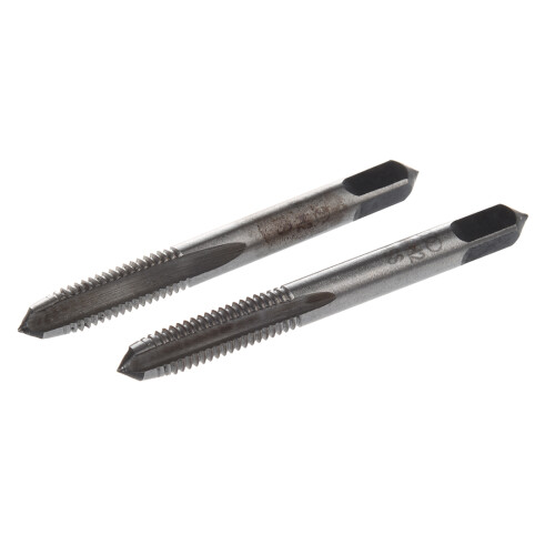 2pcs 6mm Dia. Straight Screw Flute Machine Taper Tap Drill Bit Tool 2
