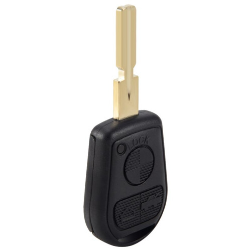 Uncut Replacement 3 Button Car Remote Key Keyless Shell Case for  E31 E32 E34 E36 E38 E39 E46 Z3