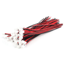 50Pcs JST 2.0 2P Male Connector Wires Cables