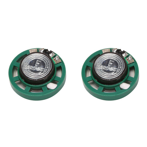 0.25 W 32 Ohm Plastic 4 Magnetic Speaker with 27 mm Diameter Green + Silver 2