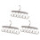 Student Friendly Swivels Garment Hanger Waved Pattern-3 packs 1