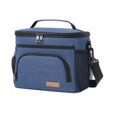 Thermische isolatie picknicktas met handvatten Duurzame-Blauw