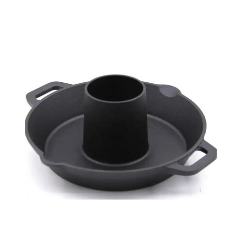 Iron Roasting Pan Insert For Beer Can Chickens Turkey Poultry