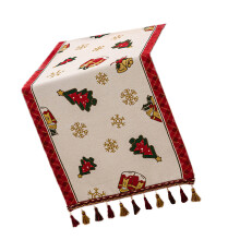 Christmas Chenilles Table Runner-35 180 Christmas snowflakes