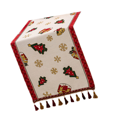 Christmas Chenilles Table Runner-35 180 Christmas snowflakes