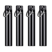 Durable Aluminum Toothpick Dispenser Portable-L Black