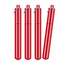 Draagbare metalen pillendoos Draagbare accessoire Camping-S Rood