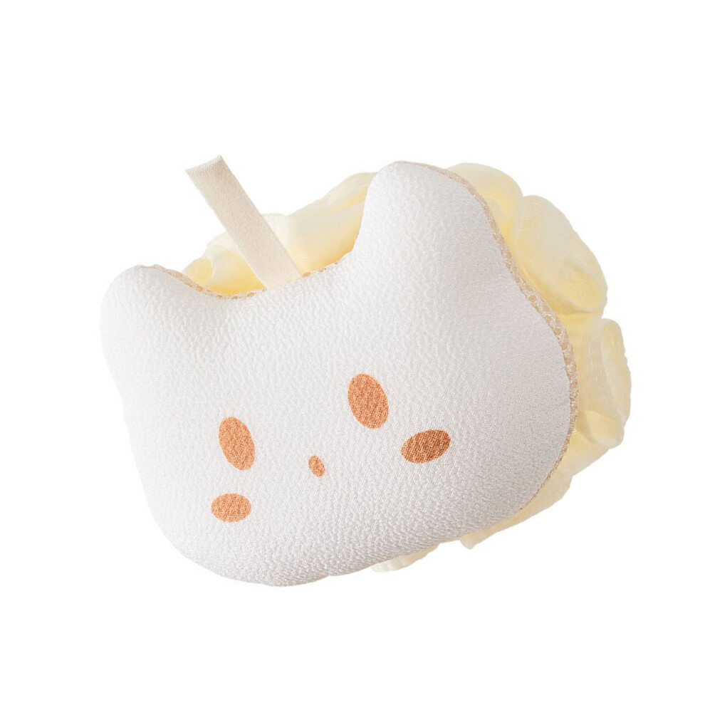 White Deep Cleansing Bath Scrubber Rich Foaming Loofah Sponge