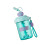 Summers Water Bottle With Straw Mixer Large Capacity-Blue 1