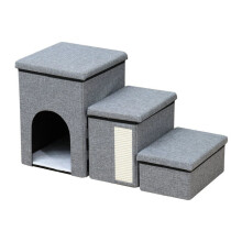 3 Levels Step Dog Climbing Stair Adjustable Levels for Indoor