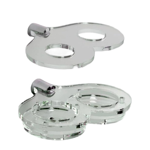 User Friendly Acrylic Weapons Stand For Safe Role Playing-Clear
