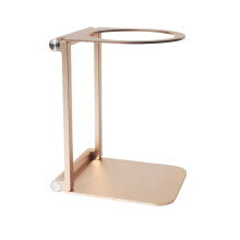 Kleine opvouwbare koffiefabrikant Draagbare aluminium-Goud