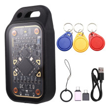 Chameleon Ultra  RFID Smartcard-Emulator Smartchip-Lesegerät IC-ID-Karten-Dekodierung Reset + Automatische Abfrage + 3XUID-Schlüsselbund