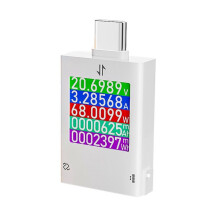 Typ-C-Tester 4,5-50 V Multifunktions-Digitalanzeige-Spannungs-Amperemeter Leistungsmesser für Handy-Ladegeräte PD3.2 Tester A