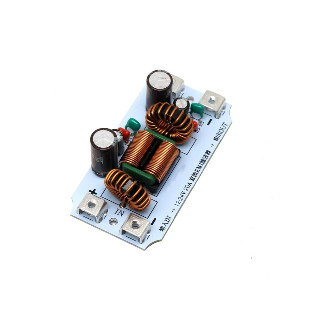 Photos - Car Amplifier 20A Car Audio Power Filter LC EMI Filter EMC Purifying Power Supply Amplifier Music High-Frequency Noise Filtering
