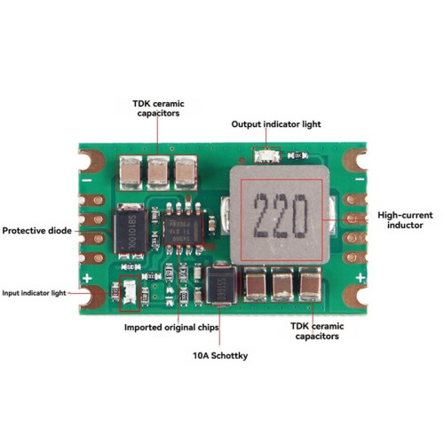 TPS54560 Power Module Low Ripple High Voltage - Power Supply 60V High Current DC5V 5AOutput Automotive Power Module 1