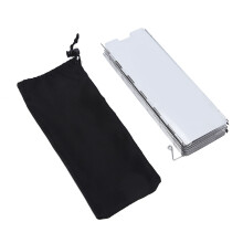 Folding Outdoor Stove Windshield Aluminium Alloy Windshield Wind Blocker Shield For Portable Stove Wind Protectors And Stability & Durable Performance