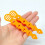 Fly Tying Tool 5 Hole Hair Stacker Professional Fly-Yellow 5