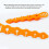 Stacking Tool 5 Hole Hair Stacker Feather Holding Tool-Orange 7
