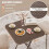 Folding Rattan-Style Table with 60x60cm HDPE Top 5