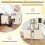 Cat Litter Box Cabinet with 2 Doors - White, 108x50x60 cm 5