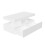 White Coffee Table LED High Gloss Rectangle Table 9