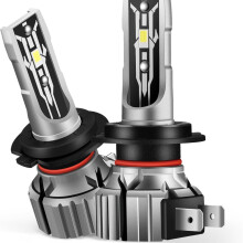 2x HIR2 9012 LED-Scheinwerfer, Canbus-kompatibel, keine Fehler – 6012 Hochleistungs-Autolampe, 6000K Xenonweiß, Plug & Play-Ersatz –