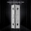 2 Inch Long Stainless Steel Self-Closing Corner Spring Draw Door Hinge 5