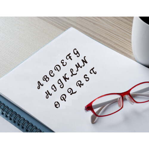Zahlen-Malkunst-Buchstabenschablonen-Set 2