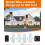 Wireless Doorbell,Adjustable Volume,Waterproof for Classroom,Home,Office,Villa (Black) 2