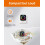Wireless Doorbell,Adjustable Volume,Waterproof for Classroom,Home,Office,Villa (Black) 4