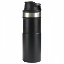 PAN--Trigger Action Travel Mug - 510ml Leak-Proof Stainless Steel Coffee Tumbler, One-Hand Operation Mug for Commuters & Driving (Black)_M