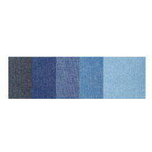 Selbstklebende Jeans-Patches zum Aufbügeln, 5 Stück, quadratisch, verschiedene Farben