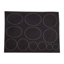 Conjunto de 12 Remendos Autoadesivos Premium Pretos para Reparo de Jaquetas de Penas Acolchoadas - Tecido de Nylon Rip-Stop Impermeável para